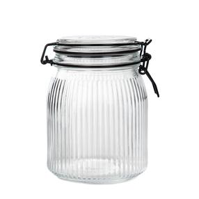Pārtikas uzglabāšanas konteiners Homla Raven 227059, 1 l, caurspīdīga krās.