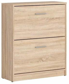 Batų spintelė Nepo Plus, balta, 70 cm x 27.5 cm x 84 cm