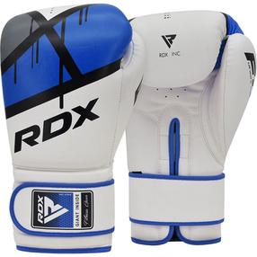 Bokso pirštinės RDX F7 BGR-F7U-10oz, mėlyna sp./balta sp., 10 oz
