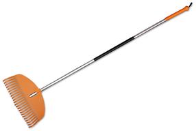 Grėblys universalus Bradas TQ G23TA, su kotu, 1730 mm, oranžinė sp.