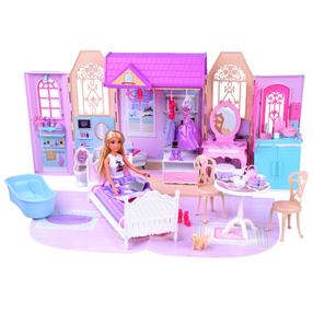 Leļļu māja, ar piederumiem Anlily Dream House ZA5694, daudzkrāsaina