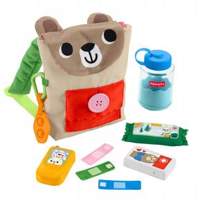Набор игрушек для малышей Fisher Price Friendship Forest Busy Bear Backpack, многоцветный