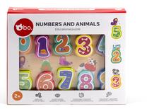 Edukacinis žaislas TopBright Numbers And Animals, įvairių spalvų