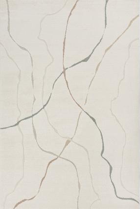 Paklājs Domoletti Elio, balta krās./pelēka krās., 290 cm x 200 cm