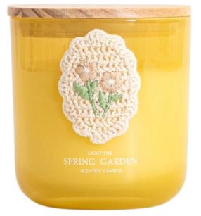 Žvakė, aromatinė Homla Crohet Spring Garden, 45 h, 300 g, geltona sp.