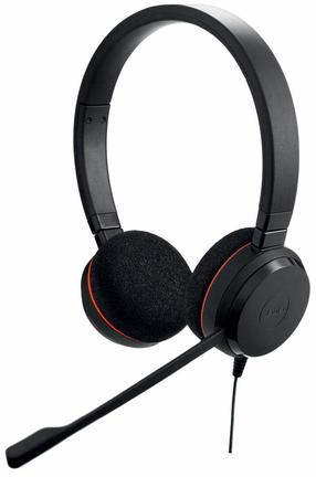 Vadu austiņas Jabra Evolve 20 USB C/A MS Stereo 4999-823-169, melna krās.