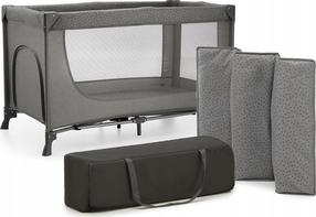 Prekė su pažeista pakuote. Maniežas KinderKraft 2in1, tamsiai pilka sp.