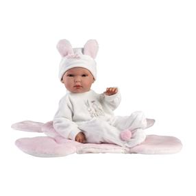 Lelle - jaundzimušais ar aksesuāriem Llorens Bimba 63598, 35 cm, balta krās.