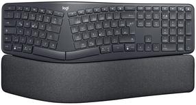 Bezvadu datora tastatūra Logitech Ergo K860, EN, melna krās.
