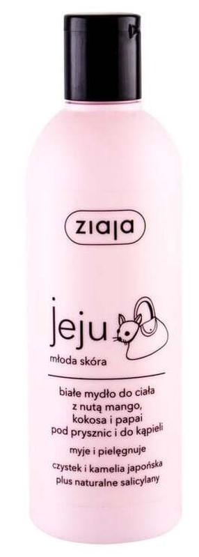 Kūno prausimosi želė Ziaja Jeju White Shower Gel, 300 ml