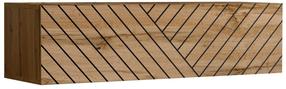 TV staliukas ASM Switch, ruda sp., 30 cm x 120 cm x 40 cm