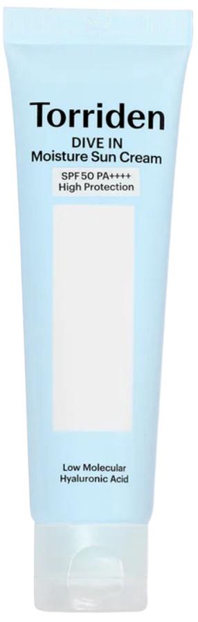 Päevituse hoolduskreem tooted näole Torriden Dive In Moisture SPF50, 60 ml
