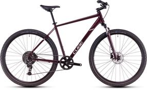 Velosipēds hibrīds Cube Nature ONE, 28 ", S rāmis, amarone'n'lunar krās.