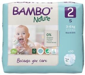 Autiņbiksītes Bambo Nature Classic, 2 izmērs, 6 kg, 30 gab.