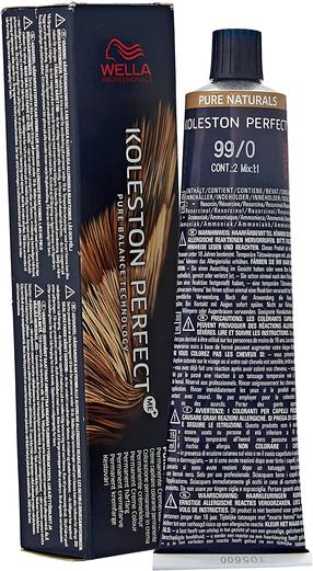 Matu krāsa Wella Koleston Perfect Me+ - Pure Naturals, very light blond intense krās., 99/0, 60 ml