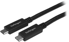 Vads StarTech USB-C USB31CC1M USB-C, USB-C, 1 m, melna krās.