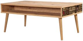 Kohvilaud Kalune Design Viva 765, pruun v./tumepruun v., 110 cm x 60 cm x 45 cm