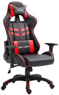 Spēļu krēsls VLX Gaming Chair, 68.5 x 68 x 118 - 125 cm, melna krās./sarkana krās.
