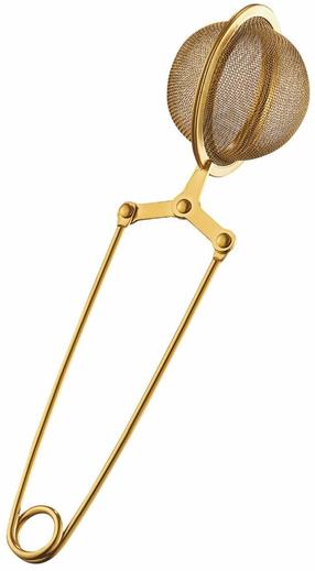 Tējas sietiņš Ambition, 16 cm, zelta krās.