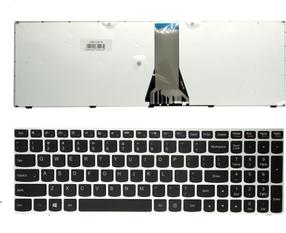 Nešiojamų kompiuterių klaviatūra Lenovo KB312474, Anglų (US), sidabro/juoda, belaidė