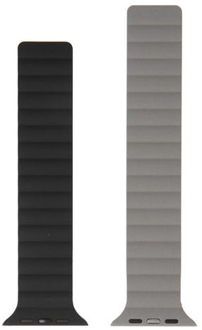 Dirželis Swissten, Magnetic Band For Apple Watch 38/40 mm, juoda sp./pilka sp.