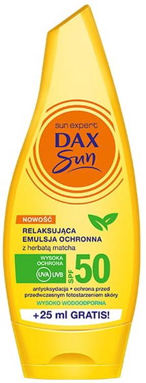 Средство для ухода за загаром для тела/для лица Dax Sun Relaxing Matcha Tea SPF50, 175 мл