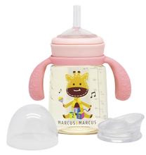 Vaikiška gertuvė Marcus & Marcus PPSU Transition Trainer Bottle Lola, 180 ml, 6+ mėn., 6.5 cm, plastikas, rožinė sp.