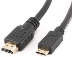Провод Gembird HDMI / HDMI-mini HDMI 19 pin male, Mini HDMI male, 3 м, черный цв.