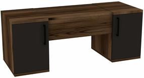 Tualettlaud Kalune Design Mercan 550ARN2794, antratsiit v./pähklipuu v., 74.1 cm x 100 cm x 35.5 cm