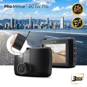 Videoregistraator Mio MiVue 803W PRO 2.5K 1440P HDR, WIFI, GPS, Speedcam, Parking mode, Super-Cap
