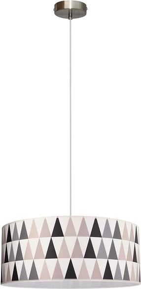 Lampa karināms Triangle 6617, E27, 1 x 60 W, krāsaina / satīna