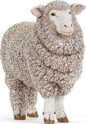 Žaislinė figūrėlė Papo Merinos Sheep 401275, ruda sp./balta sp.