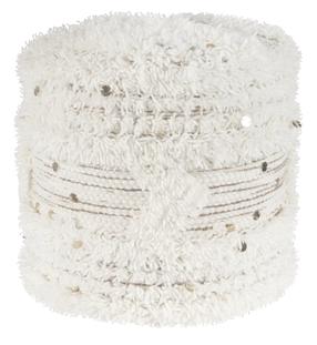 Pufas Kayoom Bohist 425 JLSJK-35-35, kreminė sp./chaki sp., 35 cm x 35 cm x 35 cm