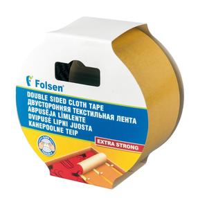 Divpusējā līmlente Folsen Carpet Tape, divpusējs, 25 m x 50 mm