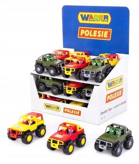 Žaislinis automobilis Wader Jeep Safari, (spalva/dizainas parenkami atsitiktine tvarka)
