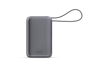 Lādētājs-akumulators (Power bank) Ksix, 30000 mAh, pelēka krās.
