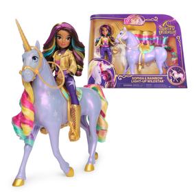 Lėlė su priedais Spin Master Unicorn Academy Sophia And Wildstar 6071553/2, 24 cm, įvairių spalvų