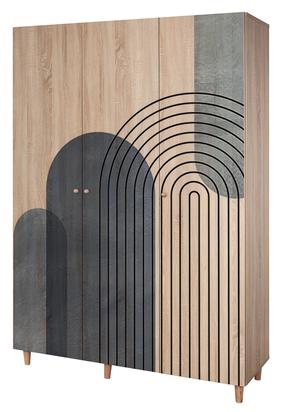 Spinta Kalune Design Lena 973, ruda sp., 52 cm x 135 cm x 192 cm
