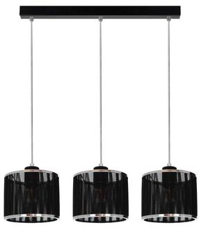 Valgusti rippuv Anina, E14, 3 x 25 W, must v. / must v.