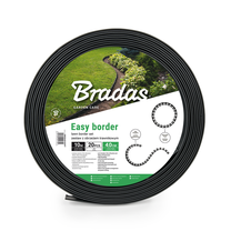 Vejos bortas Bradas Easy Border, 1000 cm x 4 cm, juoda sp.