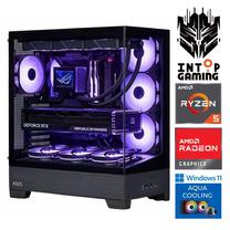 Stacionarus kompiuteris Intop RM92435WH AMD Ryzen 5 7500X3D, DDR5 64 GB, SSD+HDD 1 TB 2 TB, AMD Radeon RX 9060 XT 16 GB GDDR6, Windows 11 Home