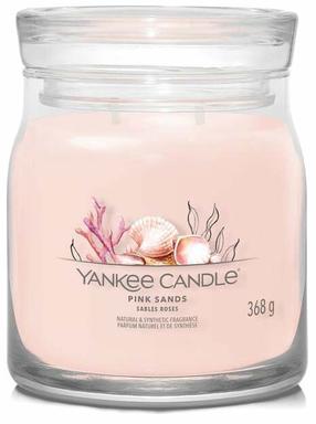 Свеча, ароматическая Yankee Candle Signature Pink Sands, 35 - 50 час, 368 г, розовый цв.