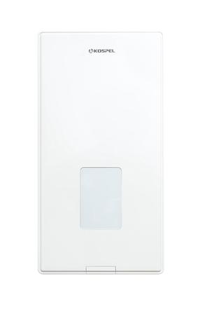 Caurplūdes ūdens sildītājs Kospel PPE4.L-10/11/12/15kW, balta krās.