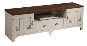 TV staliukas Kalune Design Gazel, ruda sp./balta sp., 170 cm x 45 cm x 52 cm