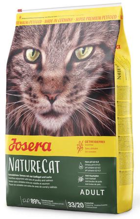 Sausā kaķu barība Josera NatureCat Adult, zivs/mājputnu gaļa, 10 kg