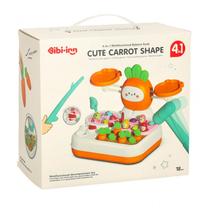 Magnetinis žaidimas Bibi Inn Cute Carrot Shape 4in1, įvairių spalvų