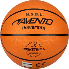 Korvpalli pall Avento Junior Squad 47BA, 5 suurus, must v./oranž v.