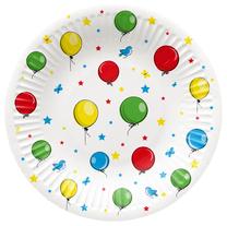 Vienkartinės lėkštės PAW Balloons, Ø 18 cm, 8 vnt.
