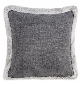 Dekoratyvinės pagalvėlės užvalkalas PSWA-208, pilka sp., 45 cm x 45 cm