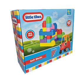 Набор игрушечных блоков Little Tikes Soft, 42 шт., многоцветный